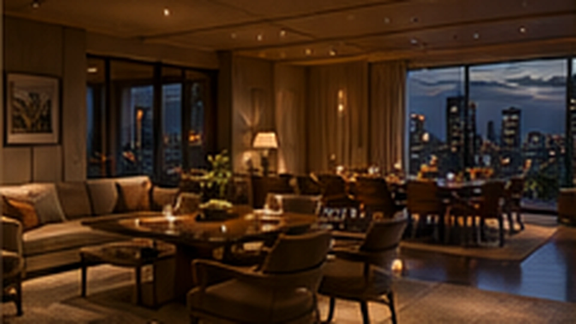 The salon on a secured floor at Roy Grand Sydney, held whole on a Roy Hold